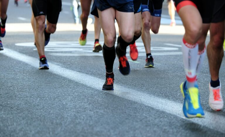 Runner in corsa
