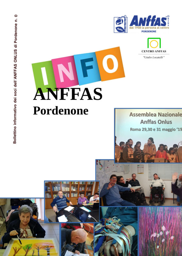 Titolo del libro, info anfass Pordenone